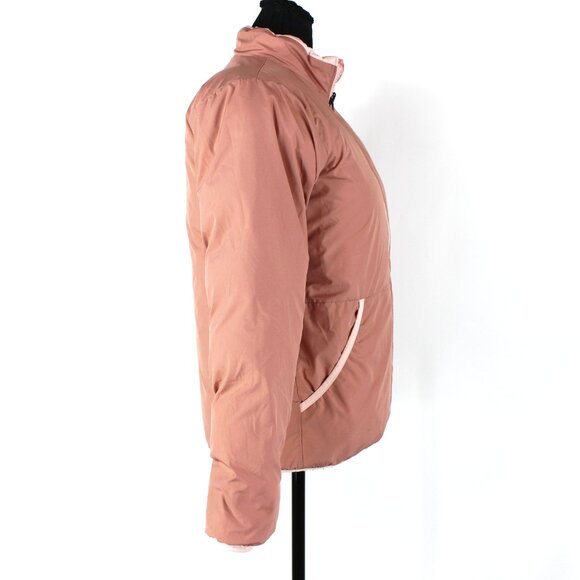 The North Face Youth Reversible Andes Down Insulated Salt Pink Puffer Jacket Y L - Picture 4 of 10